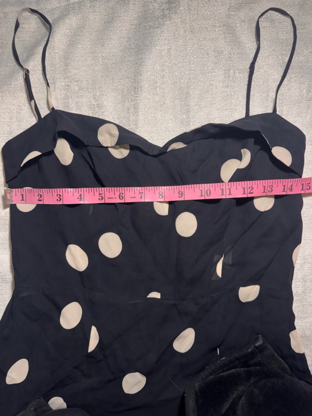 Reformation Moon Dot Midi Slip Fredo Dress, size 8, NWT - Picture 15 of 16